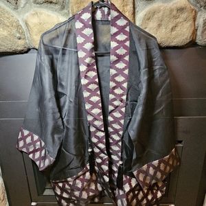 Asian flare short kimono